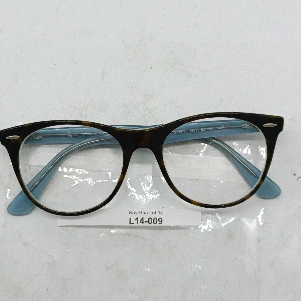 Ray-Ban RB2185-V Wayfarer II 5883 Havana Blue Eyeglasses Frames Only 09